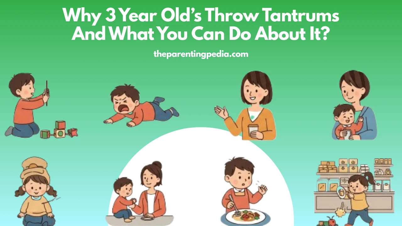 How 3 years old child shows tantrums