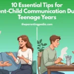 Teenager talking with parent calmly at home to improve communication and build trust