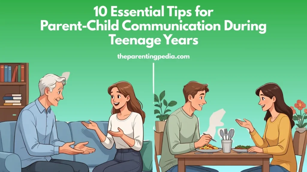 Teenager talking with parent calmly at home to improve communication and build trust