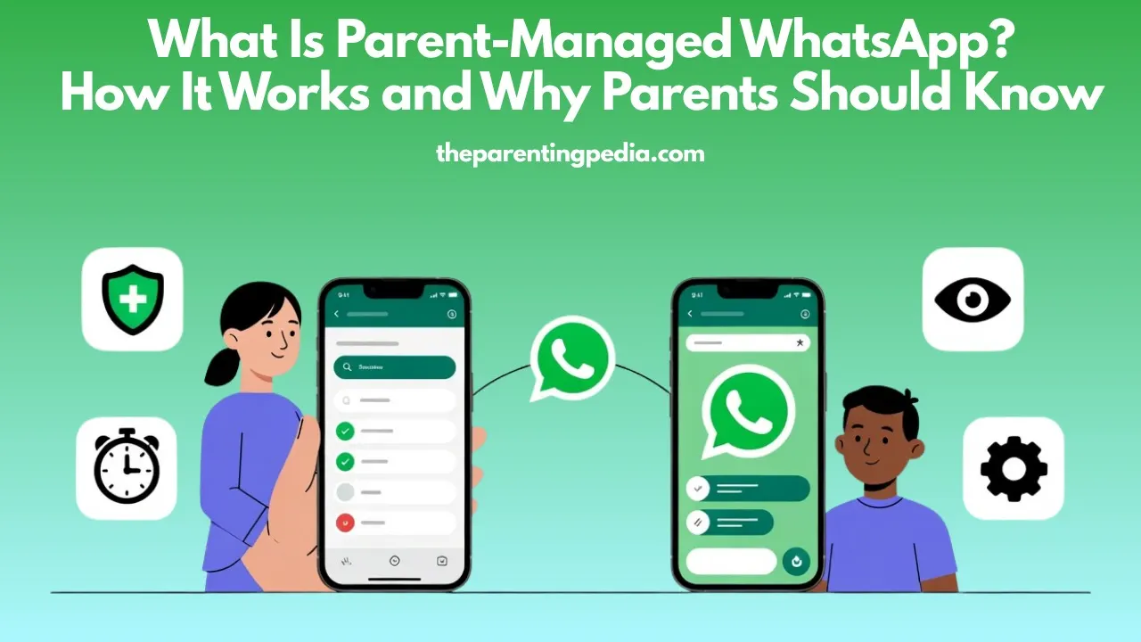Parent-Managed WhatsApp explained with parental controls, safety settings, and monitoring features for children