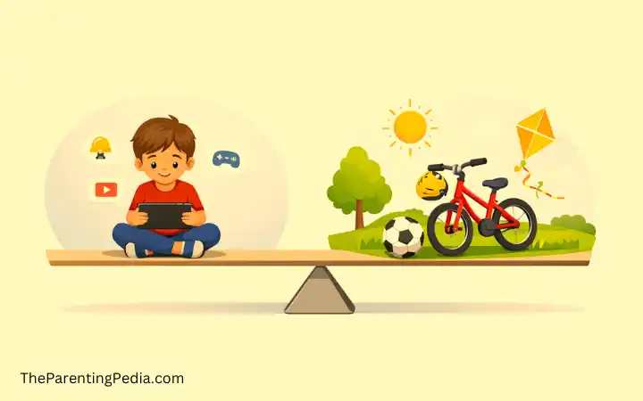 Balancing screen time and outdoor activities for healthy child development