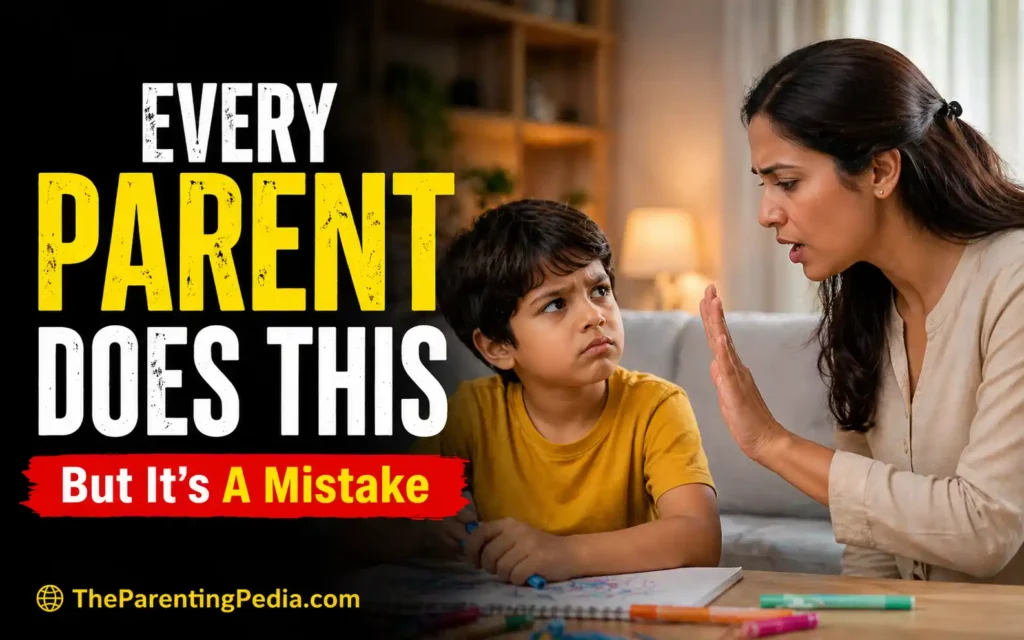 Parent stopping child from doing simple task causing frustration