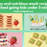 Healthy snack recipes for school-going kids ready in under 5 minutes