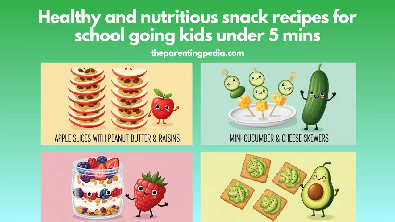 Healthy snack recipes for school-going kids ready in under 5 minutes