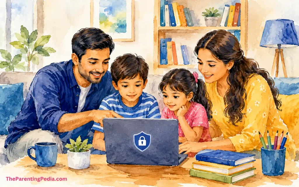 Family learning online safety and digital awareness