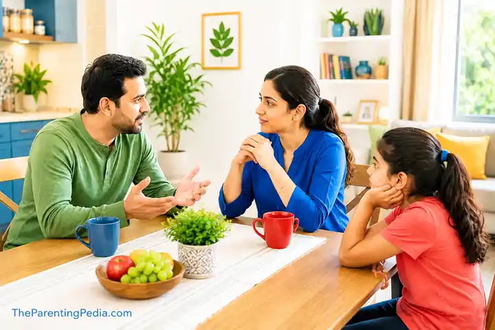 Why Winning Every Argument Isn't Worth It – parents having a calm family discussion