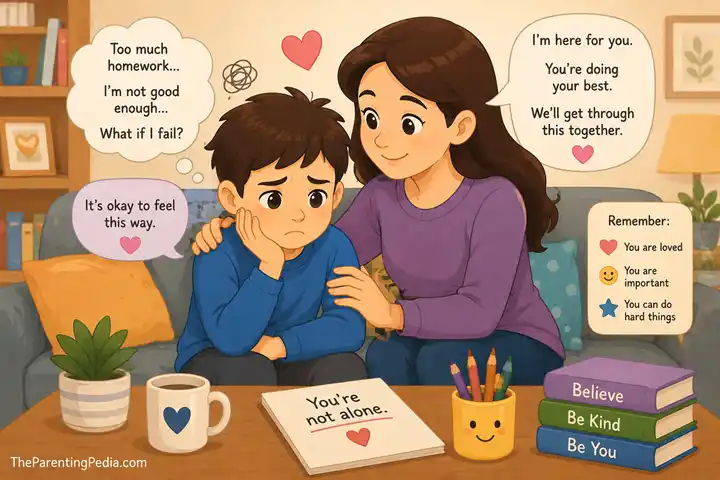 Help your child with homework stress