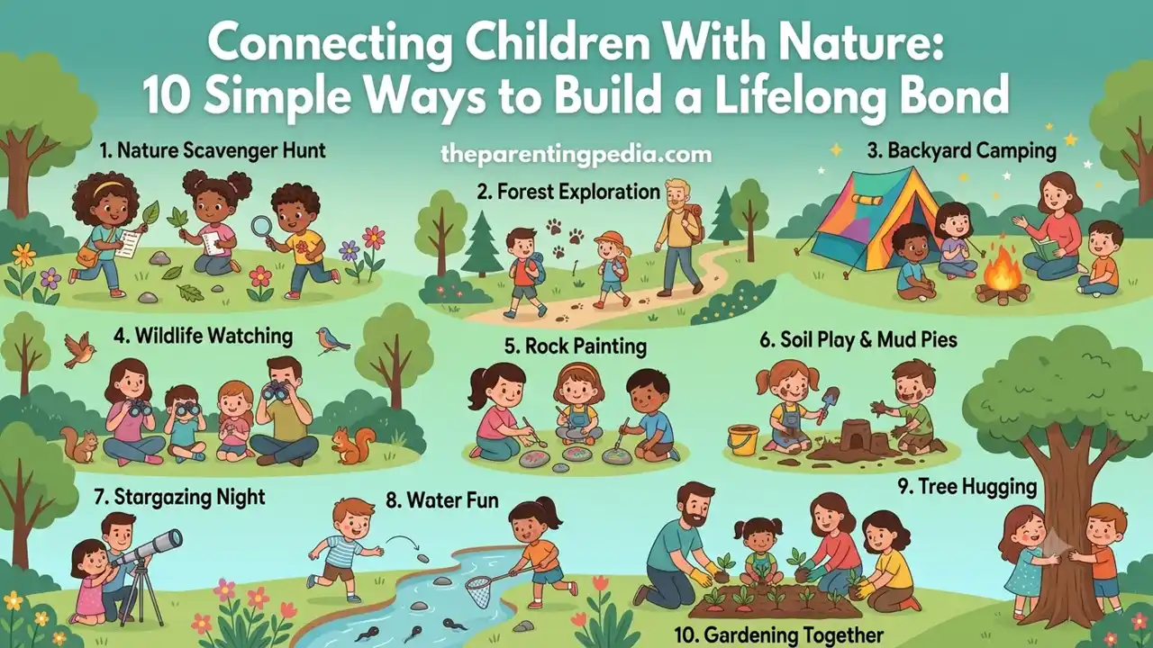 Read more about the article Connecting Children With Nature: 10 Simple Ways to Build a Lifelong Bond