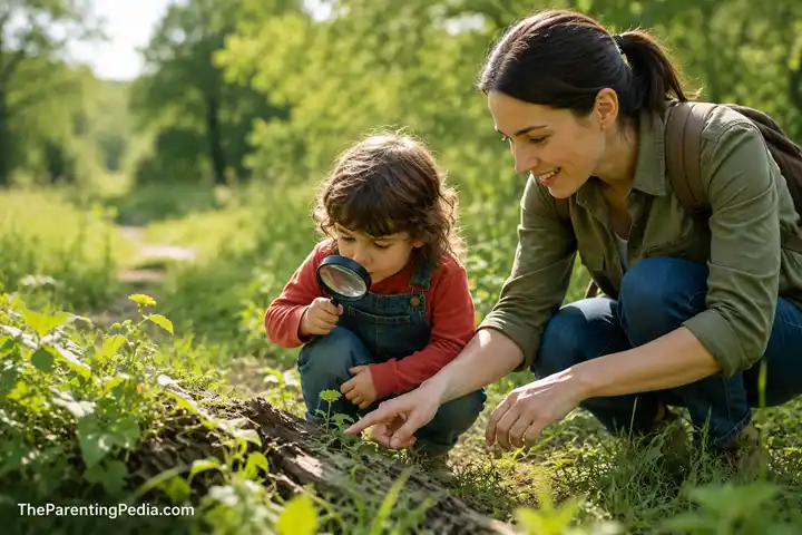 Connecting children with nature through outdoor exploration