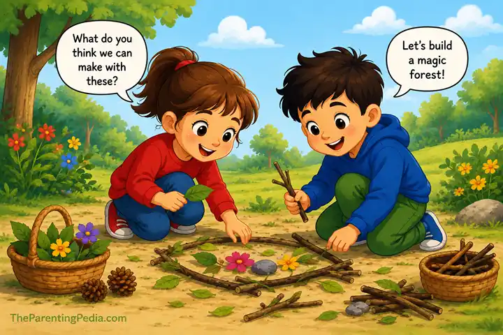 Cultivating creativity in kids through nature play