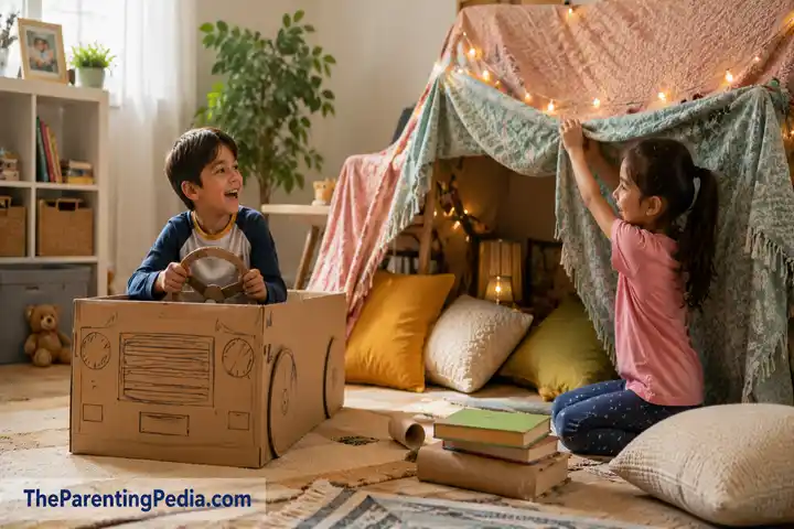 Free time for kids encourages imaginative play
