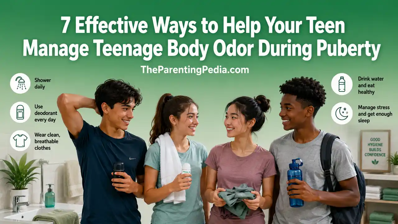 Read more about the article 7 Effective Ways to Help Your Teen Manage Teenage Body Odor During Puberty