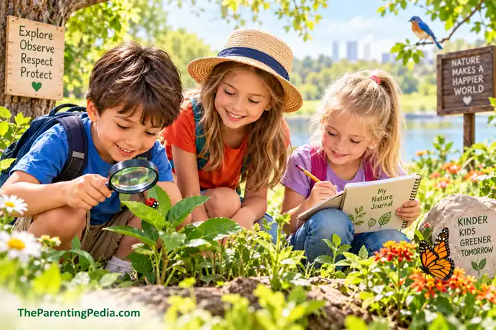 Environmental Awareness: children exploring nature