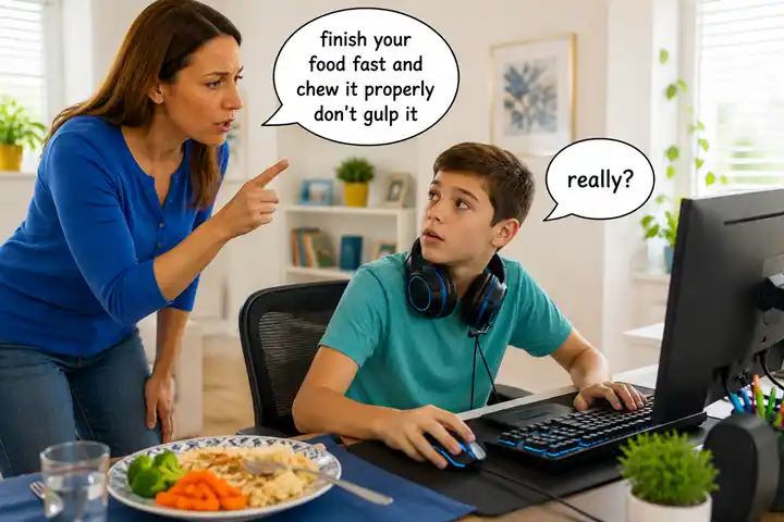 Get Your Child to Listen during mealtime