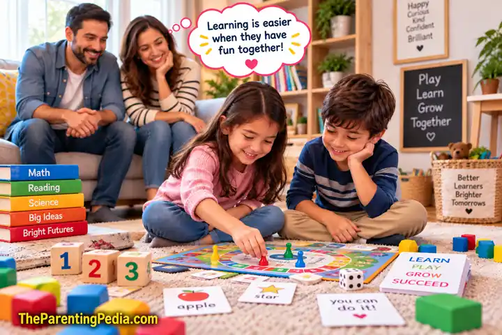 Make learning easier for your child through fun family play