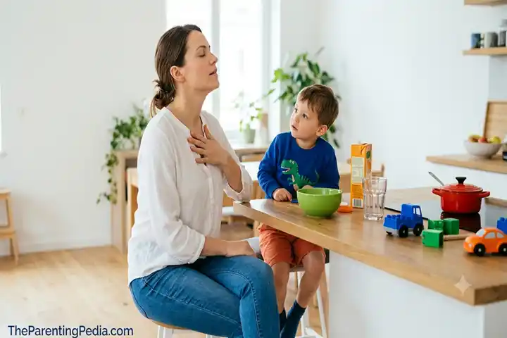 Toddler transitions with calm parent communication