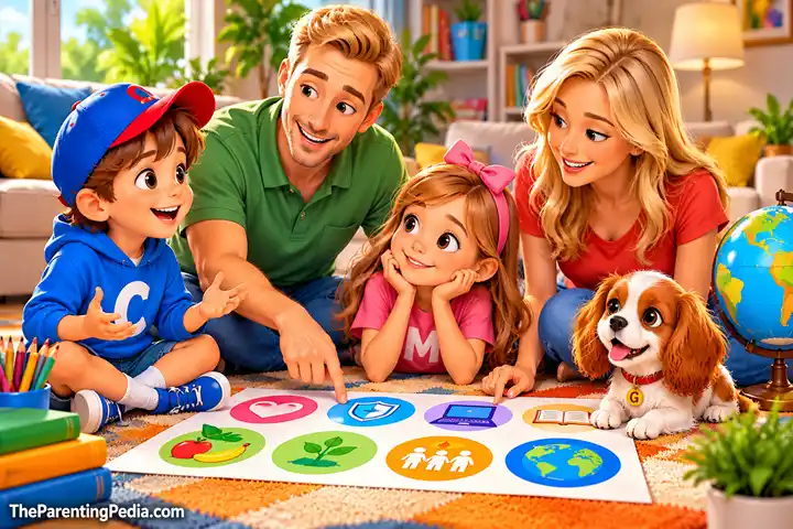 Building awareness among parents and children through interactive family learning.