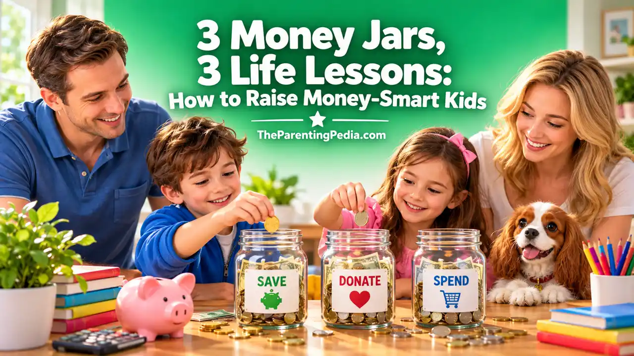 Read more about the article 3 Money Jars, 3 Life Lessons: How to Raise Money-Smart Kids